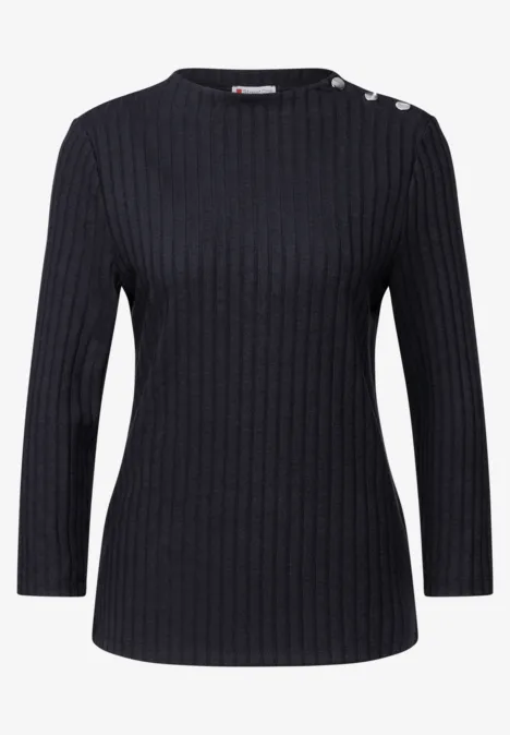 Shirt mit Knöpfen deep tint blue