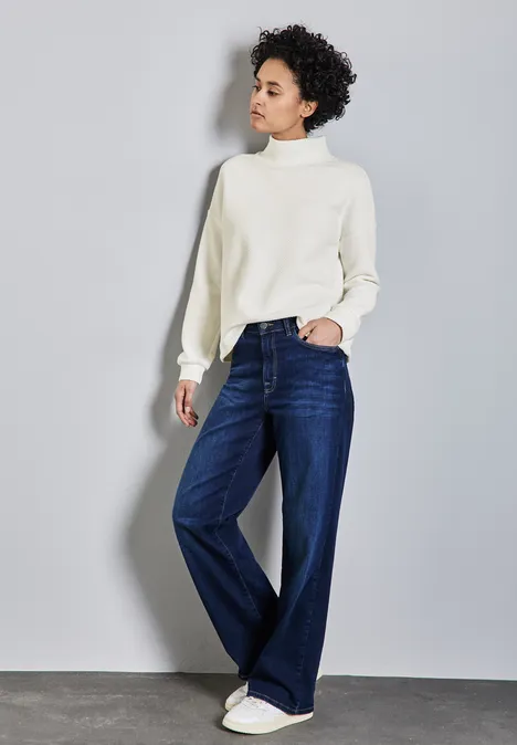 Shirt mit feiner Struktur off white