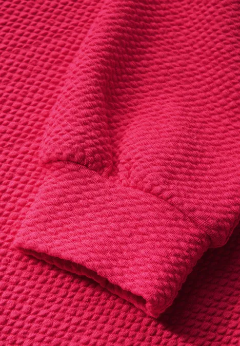 Shirt mit feiner Struktur power berry