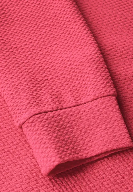 T-shirt structuré avec boutons sugar coral