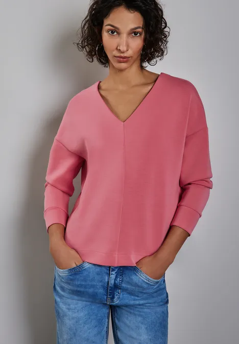 Silk-Look Shirt desert berry