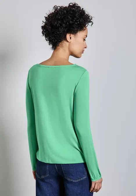 Langarmshirt tendril green
