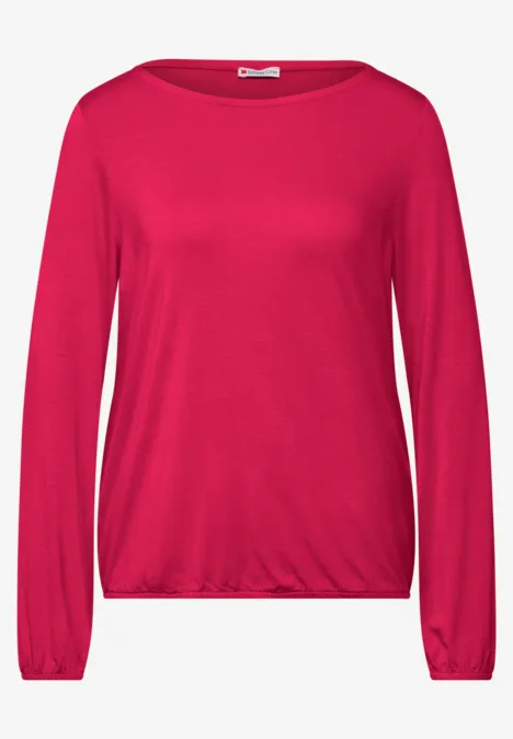 Langarmshirt power berry