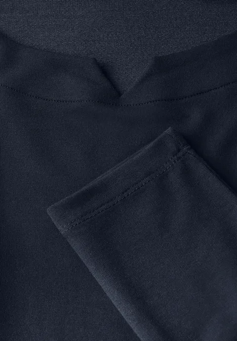 Shirt mit Ausschnitt-Detail deep blue