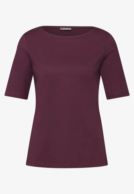 Zacht shirt mulberry red