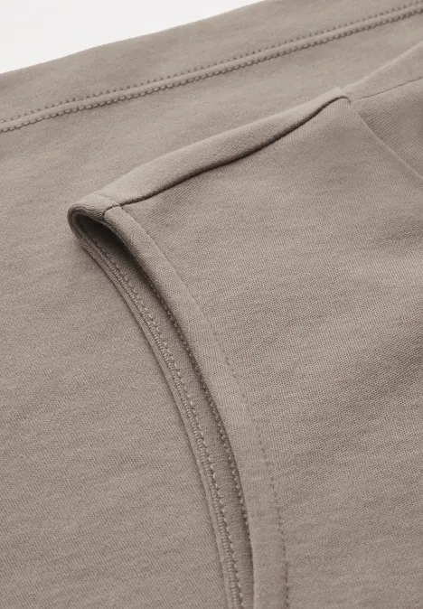 Basic Top mit Turtleneck light mocha beige