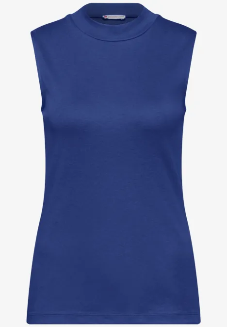 Basic Top mit Turtleneck dodger blue