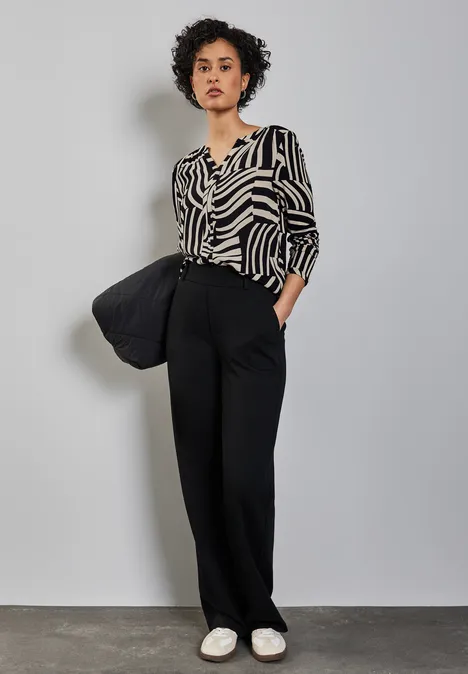 Bedrucktes Shirt Black