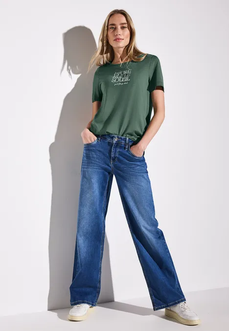 T-Shirt mit Wording garden green