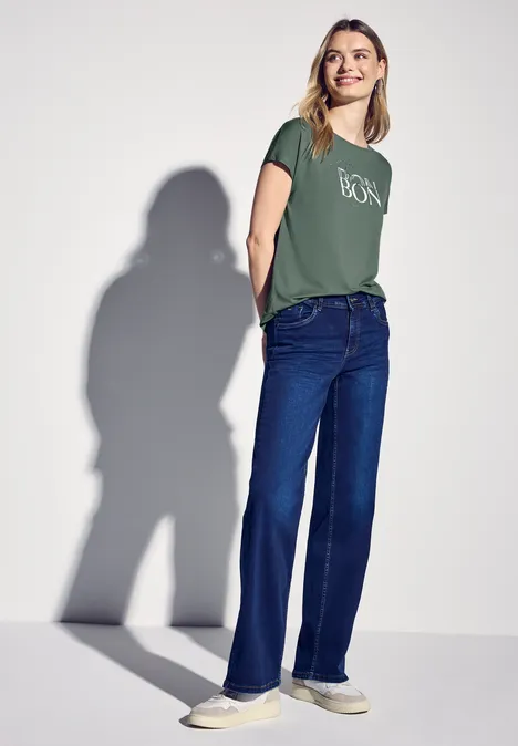 T-Shirt mit Wording garden green