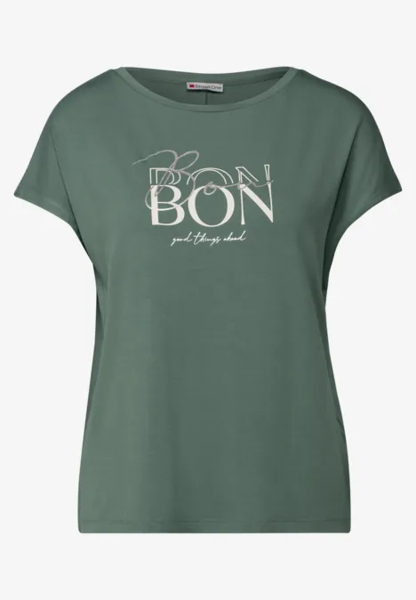 T-Shirt mit Wording garden green