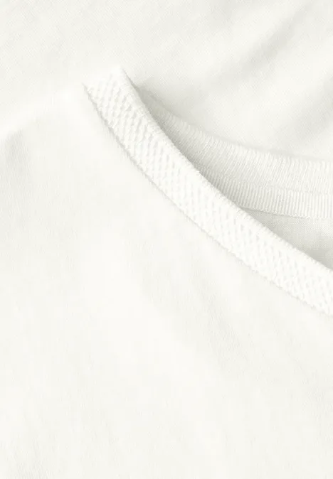 Ärmelloses Shirt off white