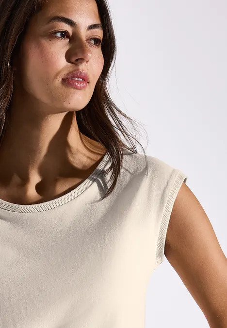 T-shirt sans manches moonstone sand