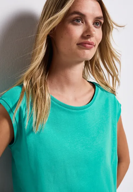 Ärmelloses Shirt atlantis green