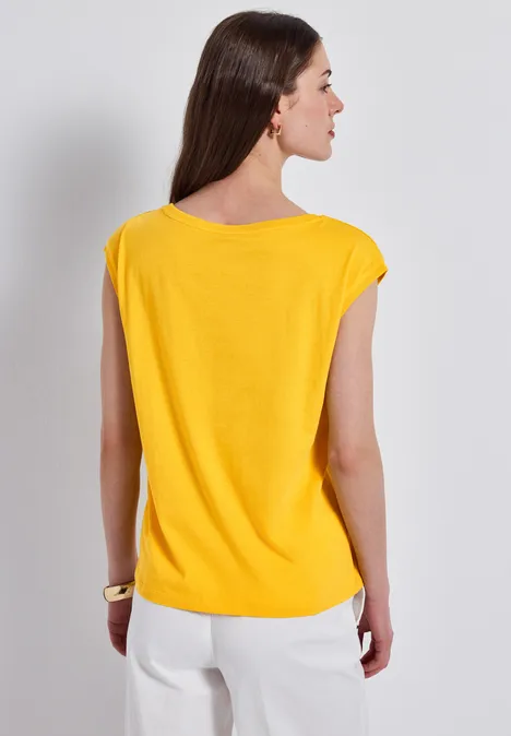 Ärmelloses Shirt marigold yellow