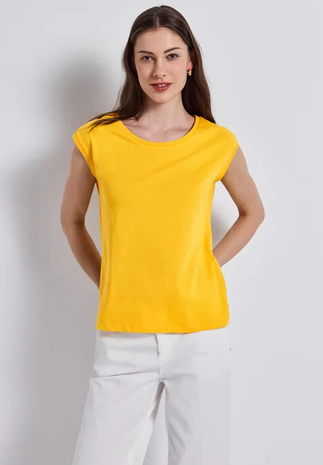 Ärmelloses Shirt marigold yellow