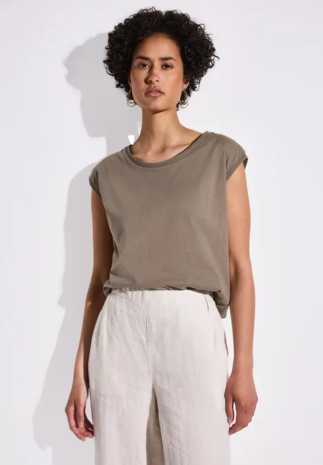 Ärmelloses Shirt stone brown Ärmelloses Shirt stone brown