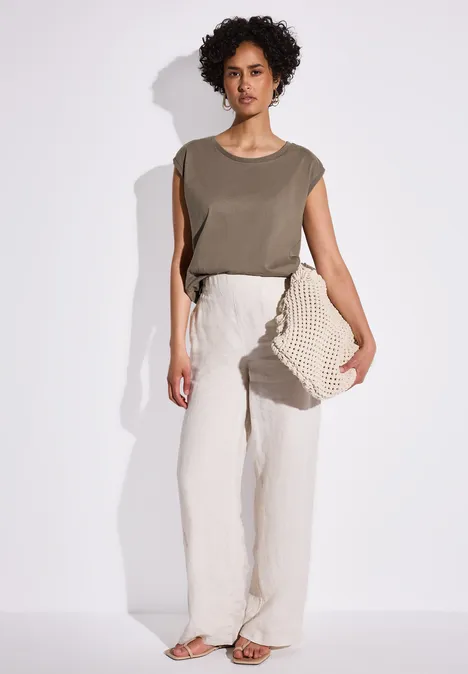 Ärmelloses Shirt stone brown