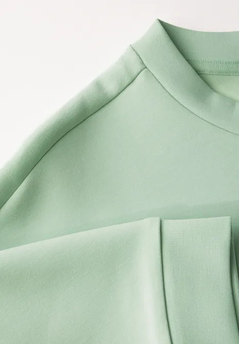 Silk-Look T-Shirt milky green