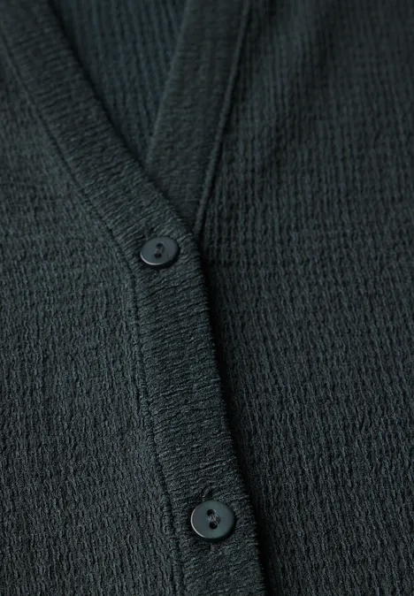 Tunika-Jacke mit Struktur hunter green