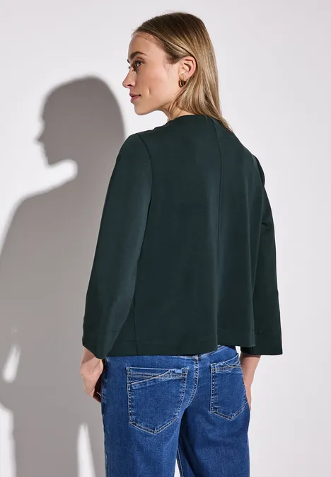 Silk-Look Jacke hunter green