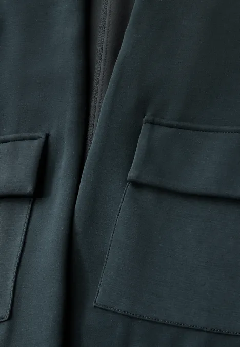Silk-Look Jacke hunter green