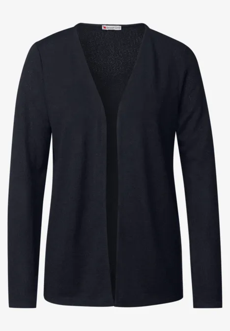 Strick-Look Jacke deep blue