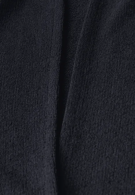 Strick-Look Jacke deep blue