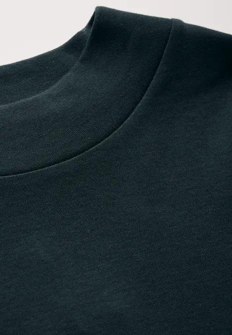 Turtleneck T-Shirt hunter green