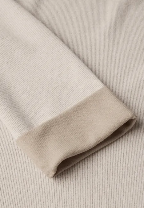 Shirt im Melange-Look sheer beige mel.