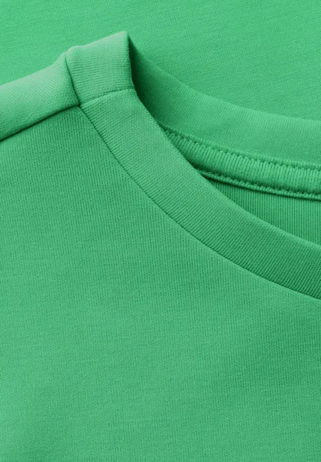 Silk-Look Shirt tendril green