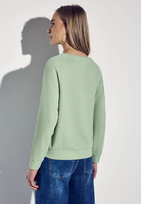 Kuscheliges Shirt milky green