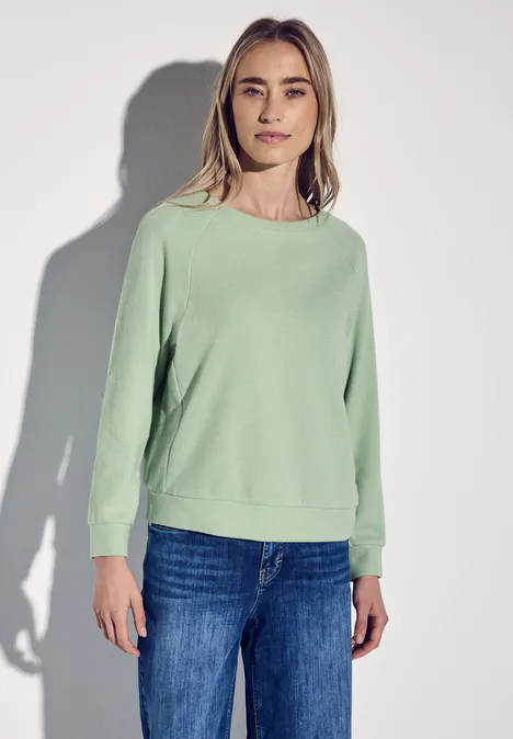 Kuscheliges Shirt milky green