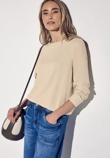 Kuscheliges Shirt cotton beige