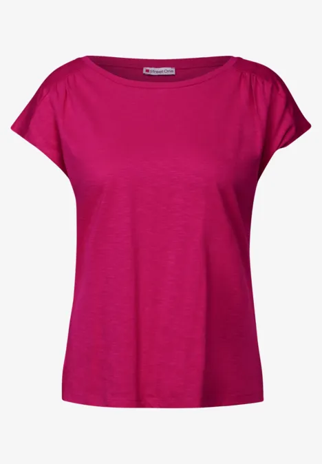 Shirt mit Raffung juicy berry