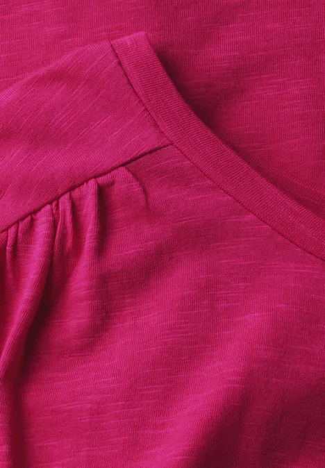 Shirt mit Raffung juicy berry