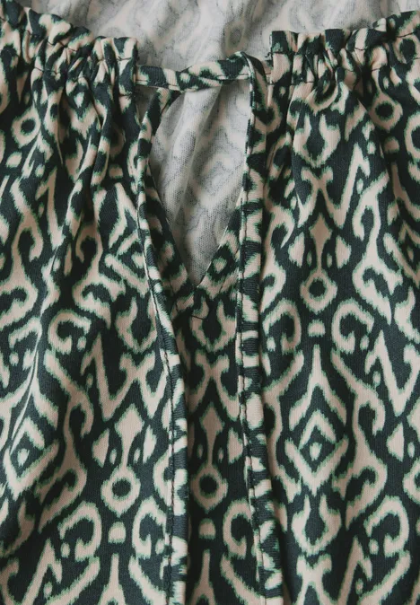 Bedrucktes Raglan Shirt hunter green