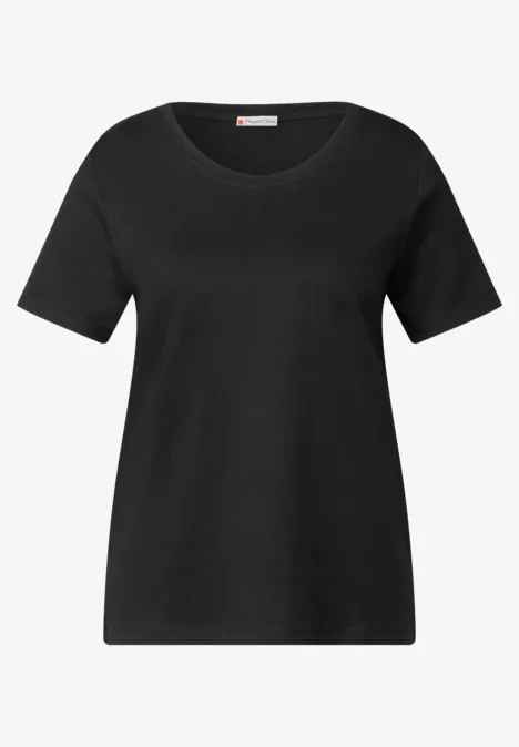 Basic Rundhalsshirt Black