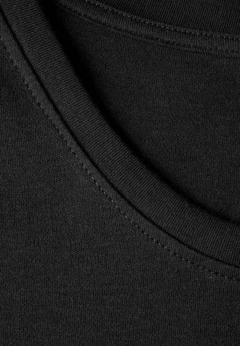 Basic Rundhalsshirt Black