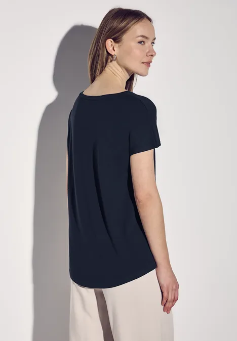 Langes Shirt deep blue