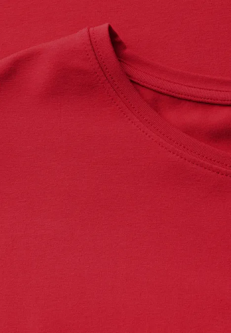 Langes Shirt glory red