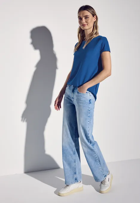 T-shirt long dodger blue