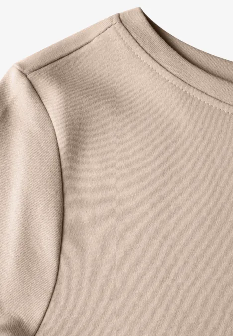 Basic Shirt cotton beige