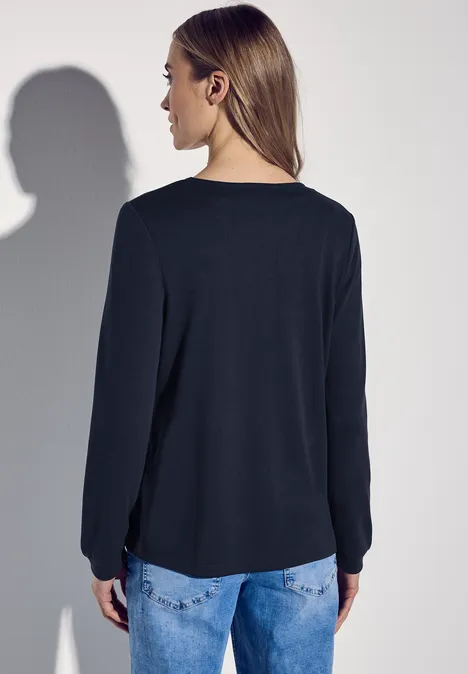 Offene Jacke deep blue