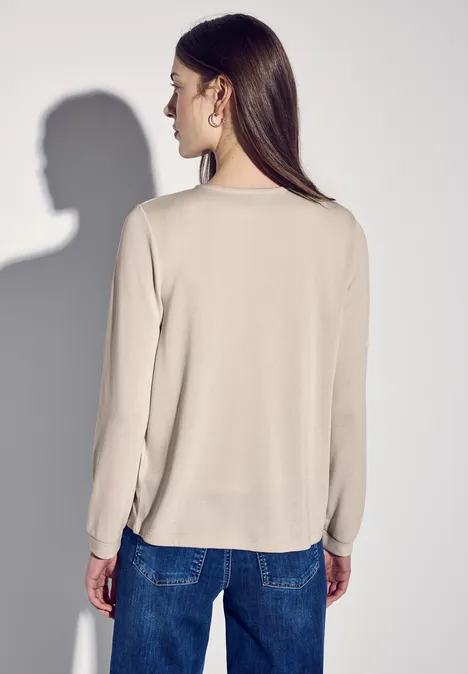 Offene Jacke smooth sand beige Offene Jacke smooth sand beige