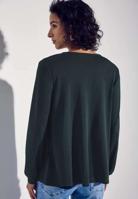 Offene Jacke hunter green
