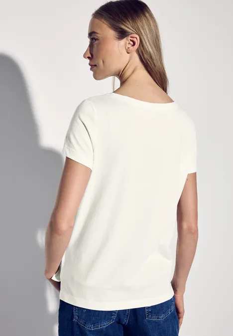 T-Shirt mit Wording off white