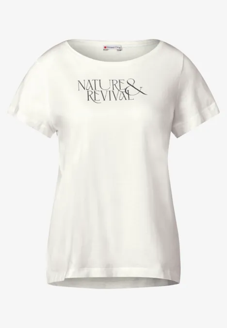 T-Shirt mit Wording off white
