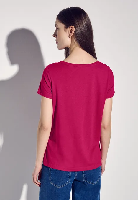 T-Shirt mit Wording juicy berry