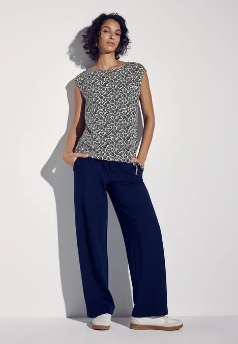 Bedrucktes Shirt deep blue